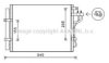 AVA QUALITY COOLING KA5188D Condenser, air conditioning